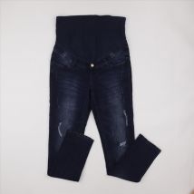 Jean grossesse bleu - Bonprix - Bleu - femme & 38 - Seconde main