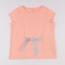 Tee-shirt orange fluo - Vertbaudet - Orange - fille & 10 ans - Seconde main