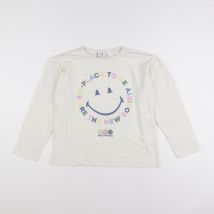Tee-shirt blanc - The new society - Blanc - fille & 12 ans - Seconde main