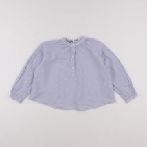 Blouse blanc, bleu - Galeries Lafayette - Blanc - fille & 6 ans - Seconde main