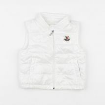 Doudoune blanc - Moncler - Blanc - mixte & 9/12 mois - Seconde main