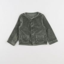 Gilet vert - Poudre Organic - Vert - garçon & 12 mois - Seconde main