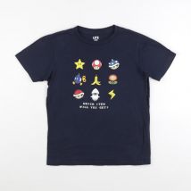 Tee-shirt bleu - Uniqlo - Bleu - garçon & 11/12 ans - Seconde main