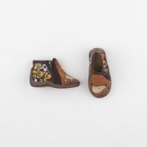 Chaussons marron - Babybotte - Marron - garçon & pointure 19 - Seconde main