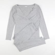 Pyjama allaitement, grossesse coton gris - Vertbaudet - Gris - femme & 42 à 44 - Seconde main