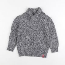 Pull bleu, blanc - Vertbaudet - Blanc - garçon & 6 ans - Seconde main
