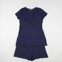 Pyjama allaitement coton bleu, blanc - La redoute - Blanc - femme & 38 à 40 - Seconde main
