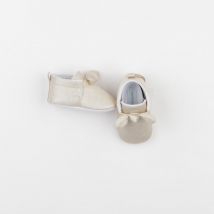 Chaussons or - Vertbaudet - Or - fille & pointure 18 - Neuf