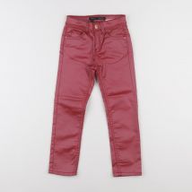 Pantalon simili cuir rouge - IKKS - Rouge - fille & 4 ans - Seconde main