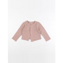 Gilet rose - 1+ In the family - Rose - fille & 12 mois - Seconde main