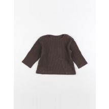 Tee-shirt marron - Poudre Organic - Marron - garçon & 9 mois - Seconde main