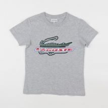 Tee-shirt gris - Lacoste - Gris - garçon & 8 ans - Seconde main