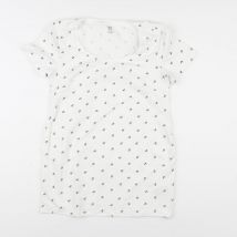 Tee-shirt grossesse blanc - H&M - Blanc - femme & s - Seconde main
