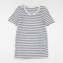 Tee-shirt grossesse blanc - H&M - Blanc - femme & s - Seconde main