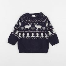 Pull bleu, blanc - H&M - Blanc - garçon & 4/6 mois - Seconde main