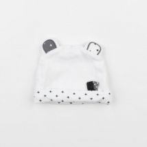Bonnet de naissance blanc, gris - Sauthon - Blanc - garçon & 0 mois - Seconde main