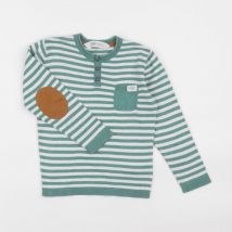 Pull blanc, vert - H&M - Blanc - garçon & 2/4 ans - Seconde main