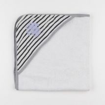 Cape de bain blanc - Petit Bateau - Blanc - garçon & 1/12 mois - Seconde main