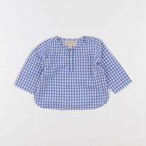 Blouse bleu, blanc - La Petite Collection - Blanc - fille & 6/12 mois - Seconde main