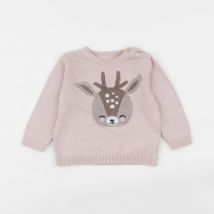 Pull rose - H&M - Rose - fille & 6/9 mois - Seconde main