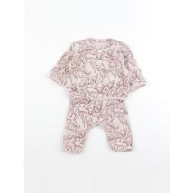 Pyjama velours rose - H&M - Rose - fille & 1 mois - Seconde main