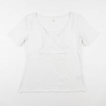Tee-shirt allaitement blanc - H&M - Blanc - femme & m - Seconde main