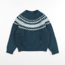 Pull bleu - Okaidi - Bleu - fille & 4 ans - Neuf