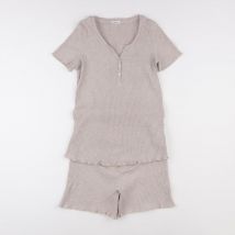 Pyjama grossesse coton marron - Vertbaudet - Marron - femme & 34 à 36 - Seconde main