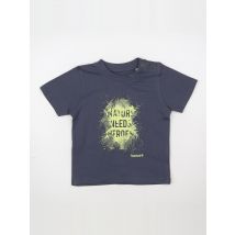 Tee-shirt gris, jaune - Timberland - Gris - garçon & 12 mois - Seconde main