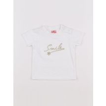 Tee-shirt blanc - Bonton - Blanc - fille & 6 mois - Seconde main