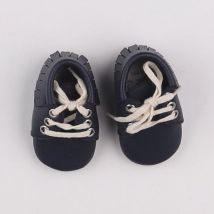 Chaussons bleu - My Baby Factory - Bleu - mixte & 0/3 mois - Seconde main