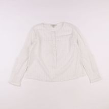Blouse blanc, argent - Massimo Dutti - Argent - fille & 9/10 ans - Seconde main