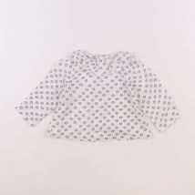 Blouse blanc - Gocco - Blanc - fille & 9/12 mois - Seconde main