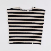 Tee-shirt éponge MIL ink stripe - Bonnie & The Gang - Bleu - mixte & 3/6 mois - Neuf