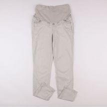Pantalon grossesse beige - H&M - Beige - femme & 38 - Seconde main