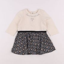 Robe beige, noir - IKKS - Beige - fille & 12 mois - Seconde main