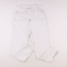 Pantacourt grossesse blanc - Kiabi - Blanc - femme & 42 - Seconde main