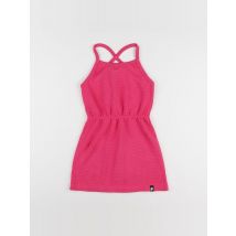 Robe Gaufre framboise - Perpète - Rose - fille & 3 ans - Neuf