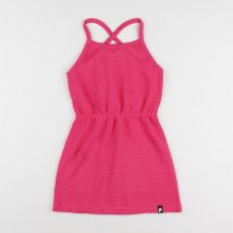 Robe Gaufre framboise - Perpète - Rose - fille & 5 ans - Neuf