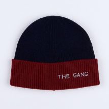 Bonnet "THE GANG" bleu. rouge - Chamaye - Bleu - mixte & 9 mois à 2 ans" - Neuf