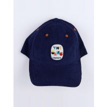 Casquette velours "THE GANG" bleu - Chamaye - Bleu - mixte & 9 mois à 2 ans" - Neuf