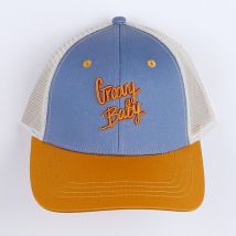 Casquette "GROOVY BABY" bleu. jaune - Chamaye - Bleu - mixte & 7/12 ans" - Neuf