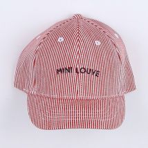 Casquette "MINI LOUVE" rouge. blanc - Chamaye - Blanc - fille & 9 mois à 2 ans" - Neuf