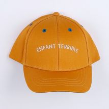 Casquette "ENFANT TERRIBLE" jaune - Chamaye - Jaune - mixte & 7/12 ans" - Neuf