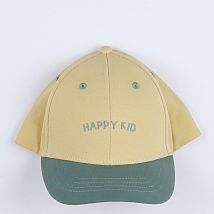 Casquette" HAPPY KID " jaune. vert - Chamaye - Jaune - garçon & 9 mois à 2 ans" - Neuf