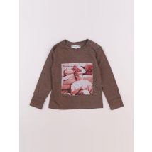 Tee-shirt marron - Bleu Comme Gris - Marron - fille & 18 mois - Seconde main