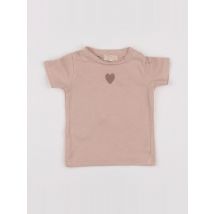 Tee-shirt rose - Heart of gold - Rose - fille & 6 mois - Seconde main