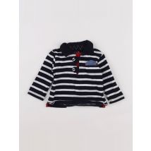 Polo blanc, bleu - Terre de marins - Blanc - garçon & 6 mois - Seconde main