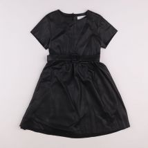 Robe simili cuir noir - Mango - Noir - fille & 8 ans - Seconde main