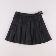 Jupe simili cuir noir - Zara - Noir - fille & 7 ans - Seconde main